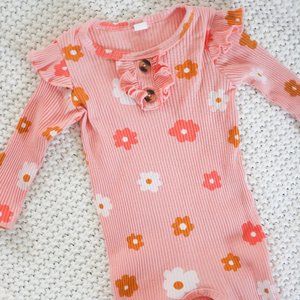 Baby Girl Floral Onesie